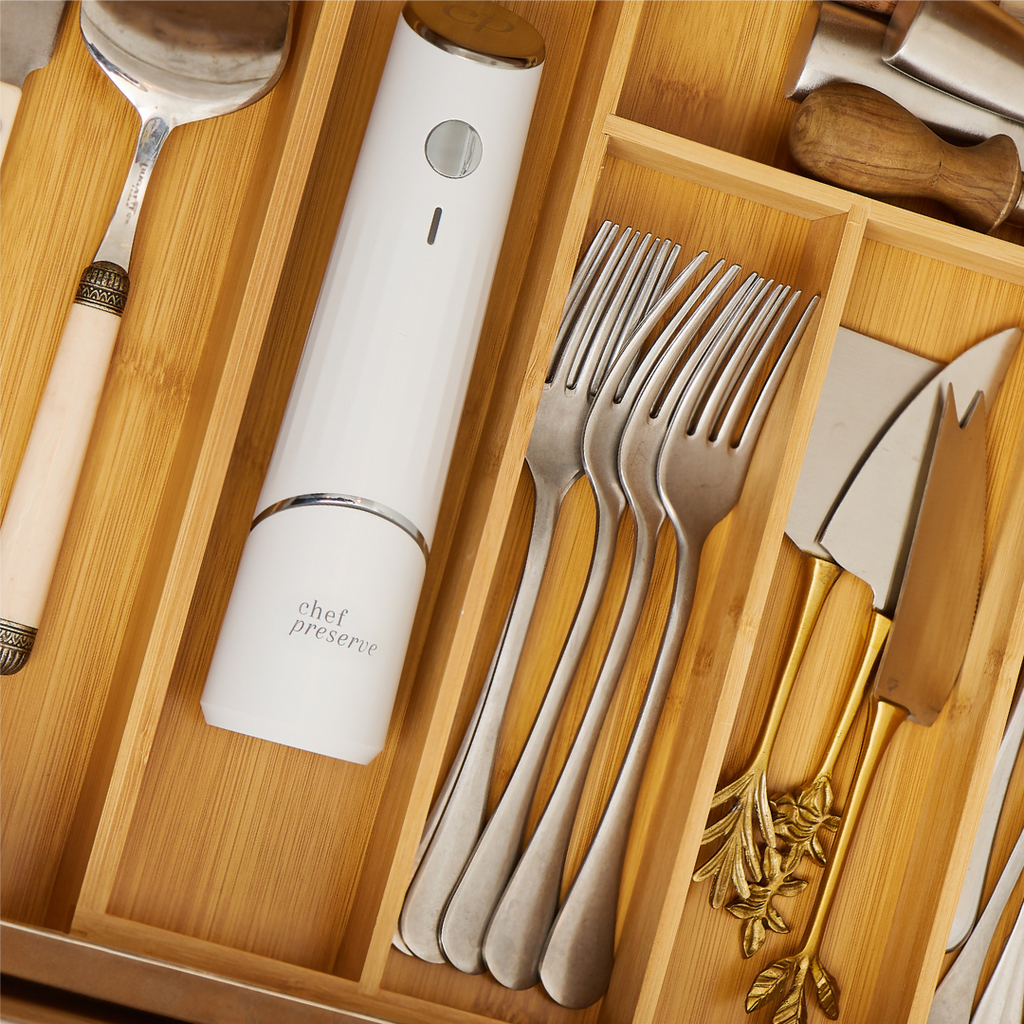 Temporary reference: organised vacuum food storage