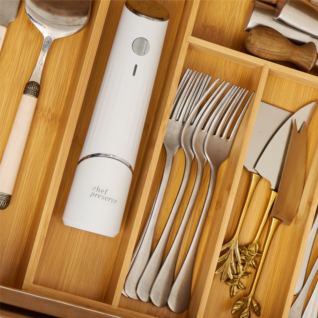 Temporary reference: organised vacuum food storage