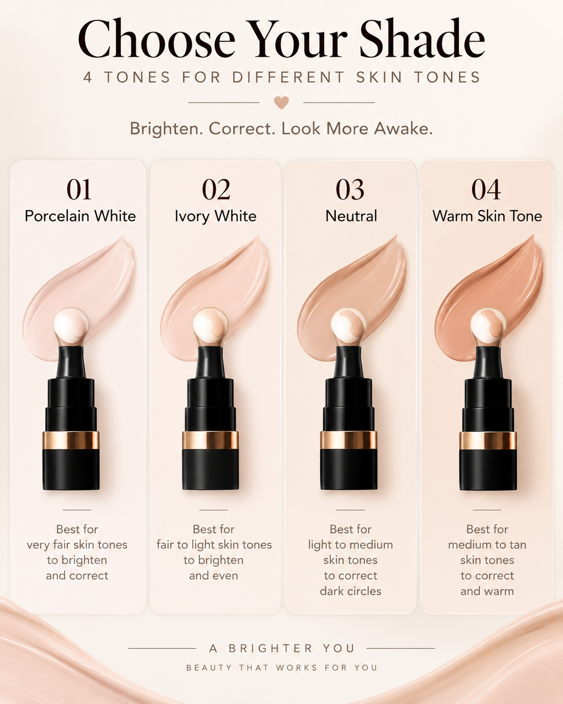 Luminous Liquid Eye Concealer for Dark Circles
