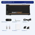 Complete RAMYPOKET StepFlow set with correctly labelled accessories