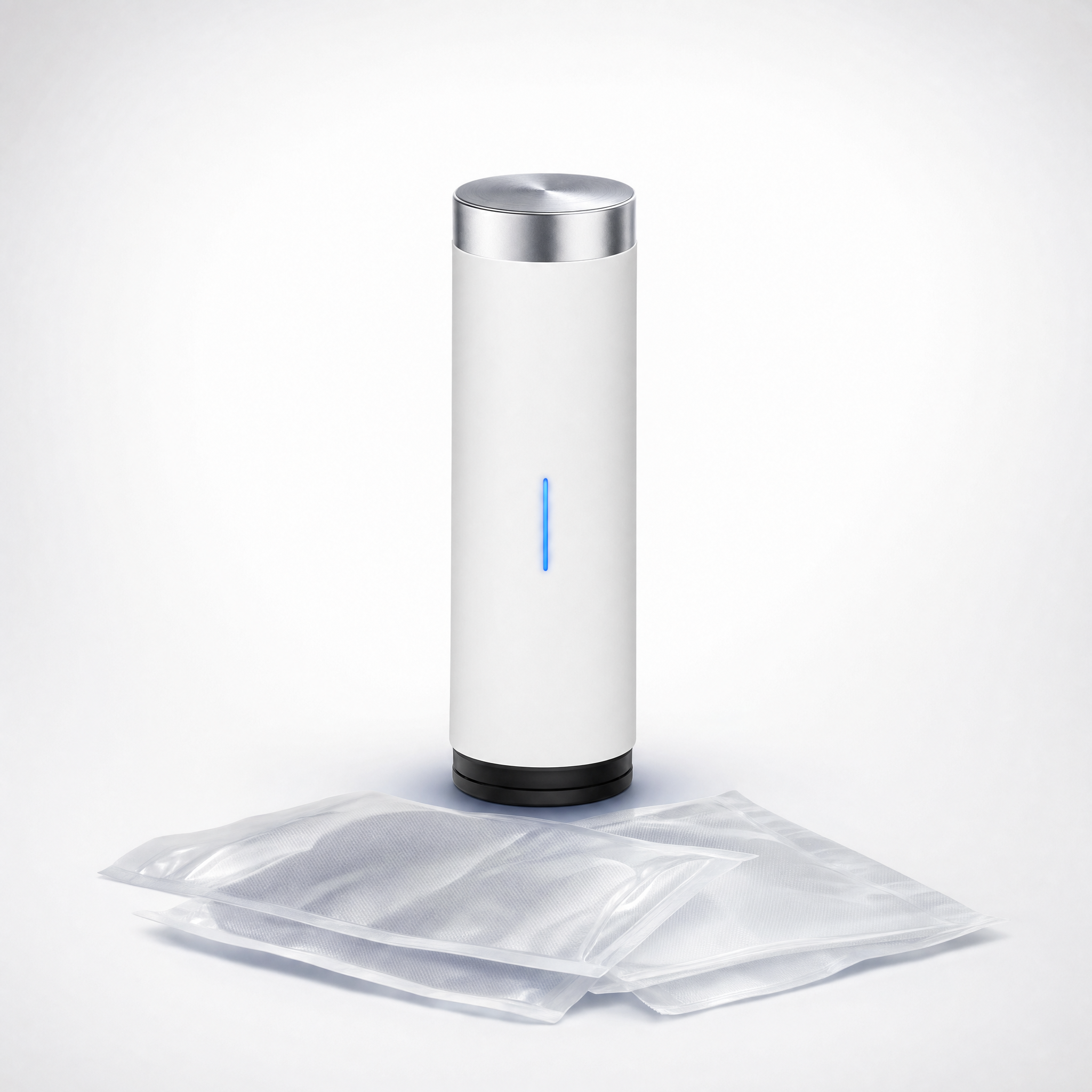 ZAVERONA FreshLock compact handheld vacuum sealer with vacuum bags